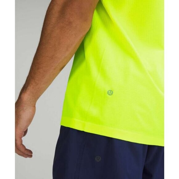 LULULEMON Metal Vent Tech Short-Sleeve Shirt Size Small Highlight Yellow - Picture 4 of 8
